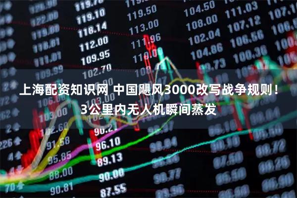 上海配资知识网 中国飓风3000改写战争规则！3公里内无人机瞬间蒸发